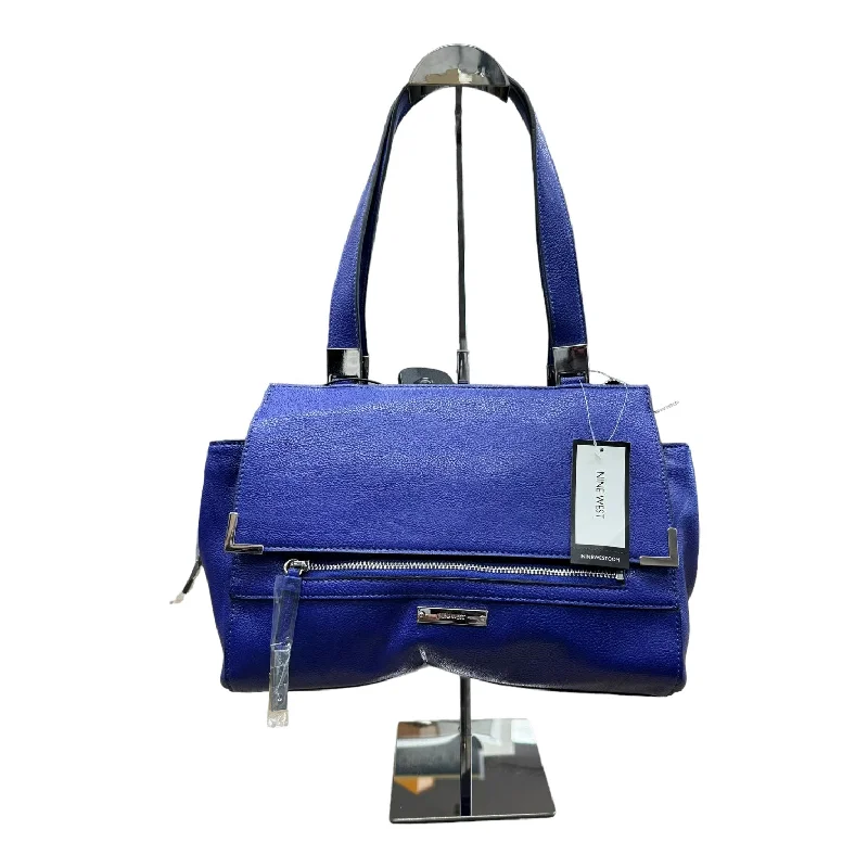 Handbags blue-sleek -Handbag By Nine West  Size: Medium