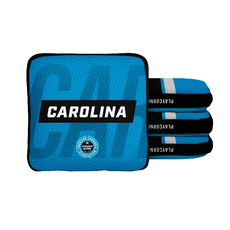 Women's bucket bag sturdy construction -Carolina Football Gameday Stripes Synergy Edge Cornhole Bags