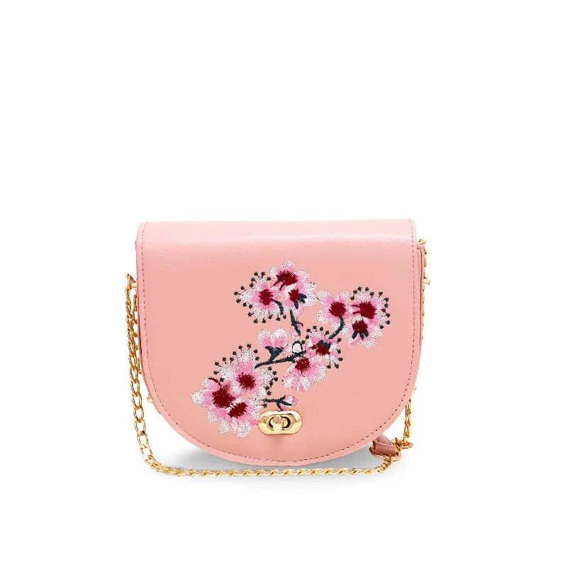 Women's shoulder bags pink-playful -Pink Casual Shoulder Bag P56185