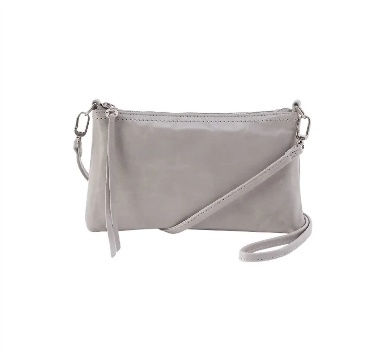 Women's crossbody bag dynamic shape -Women's Darcy Crossbody In Light Grey