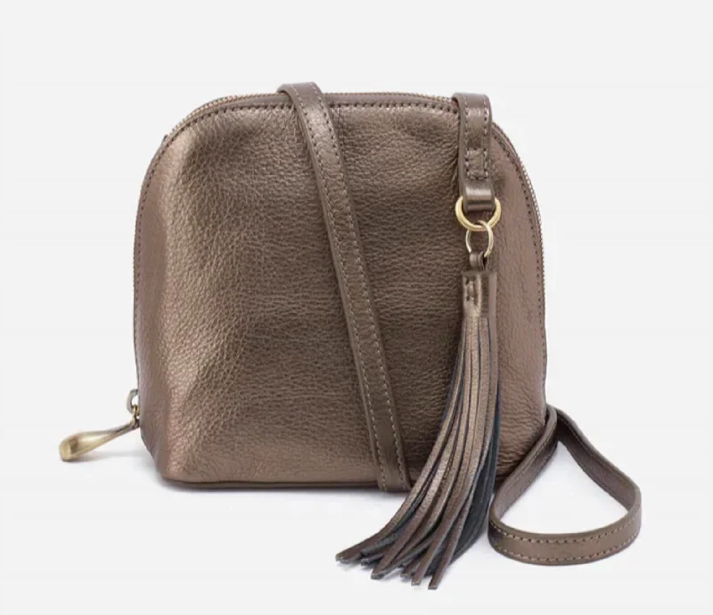 Women's crossbody bag coordinated colors -Nash Crossbody In Pewter