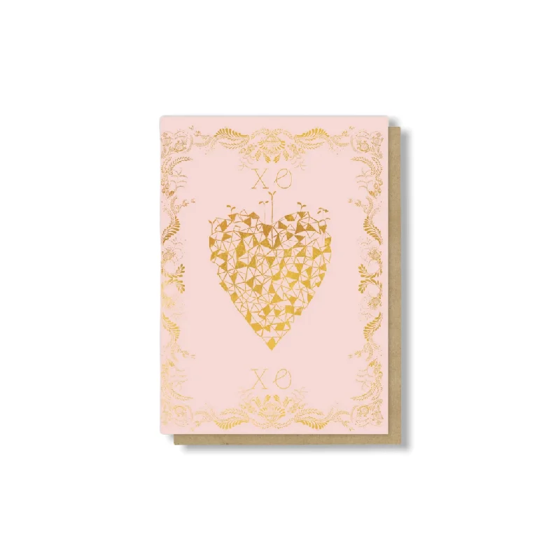 Women's wallet trendy kit -XO Blank Greeting Card