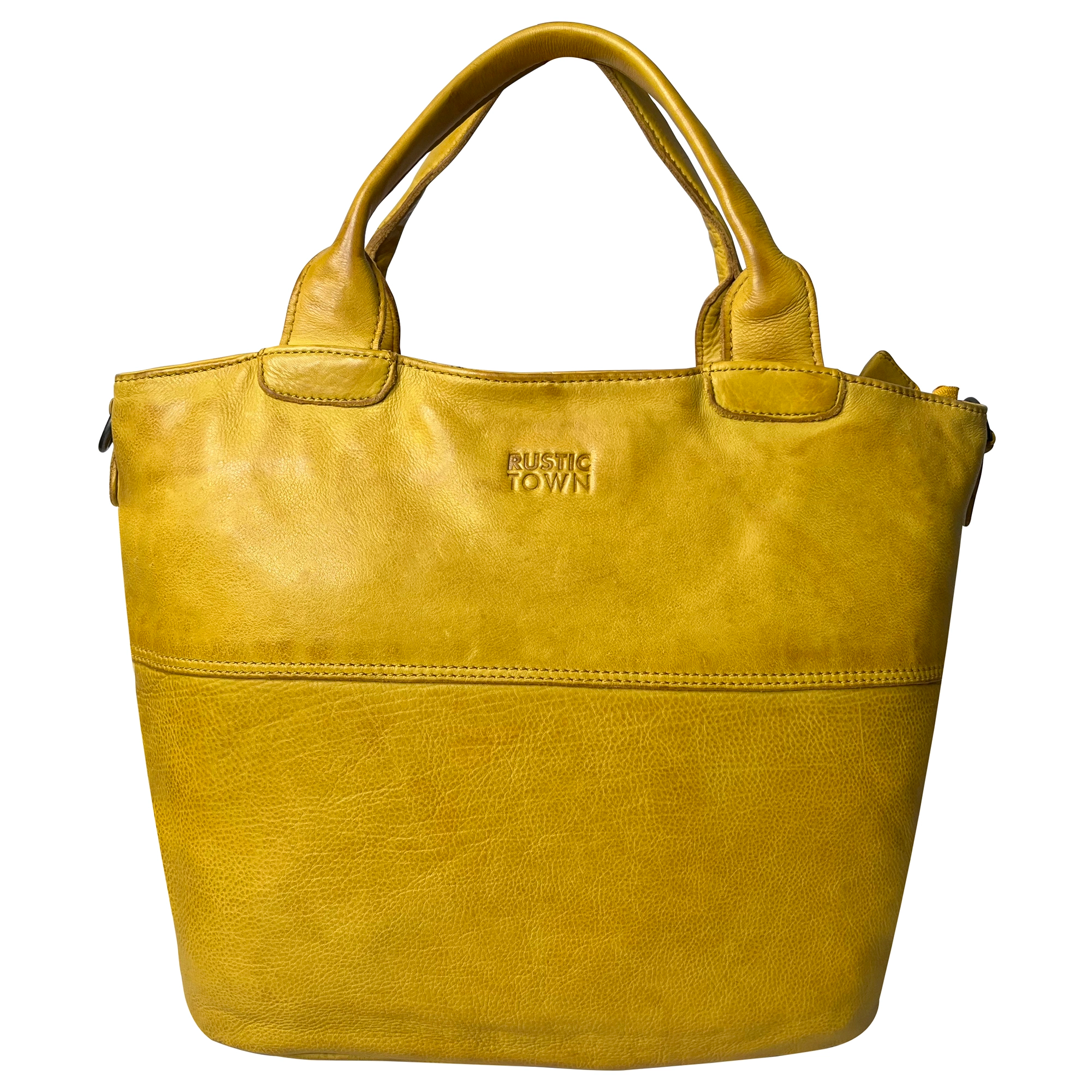 Women's tote bags urban-edge -Leather Tote Bag for Women, Yellow