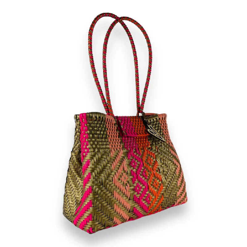 Women's tote bags gym-light -Maria Victoria | Mirage | Multicolor Shoulder Tote