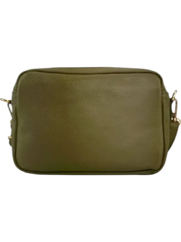 Women's crossbody bag performance deal -Women's Barbara Leather Crossbody Bag In Olive Green