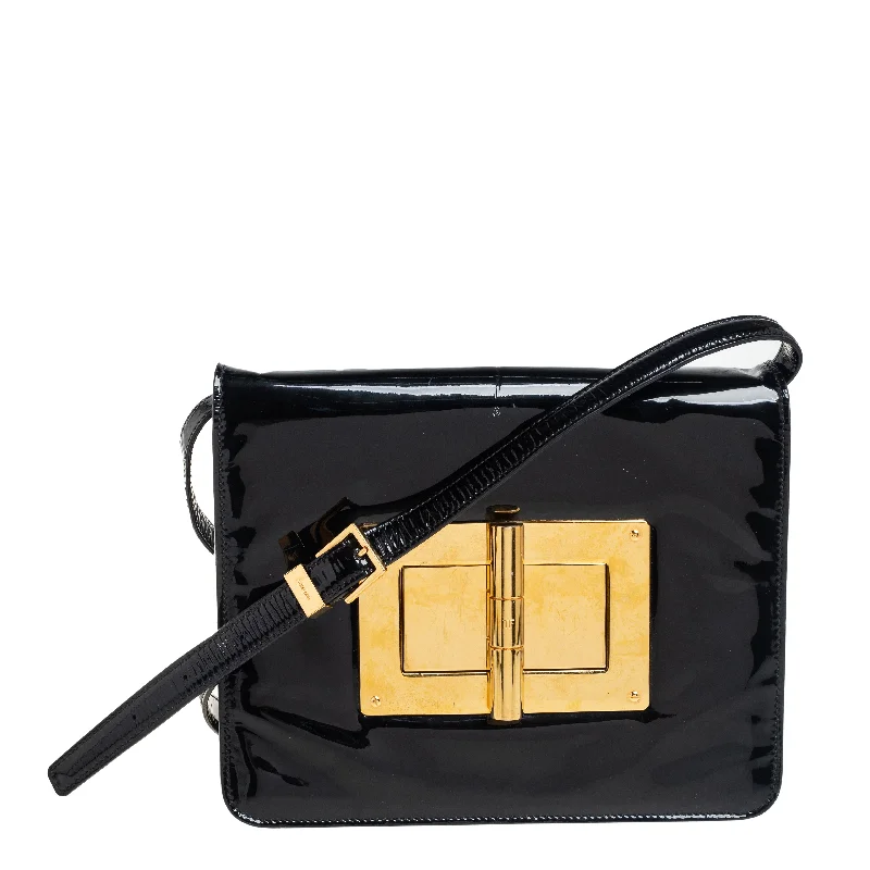 Women's crossbody bag squad pick -Tom Ford  Patent Leather Natalia Crossbody Bag