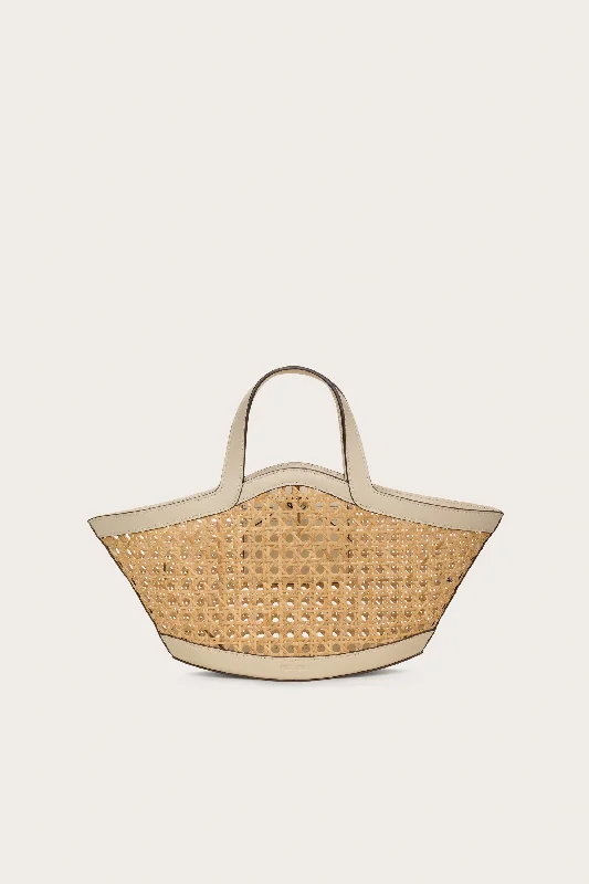 Women's tote bags affordable -MINI YARA TOTE - NATURAL