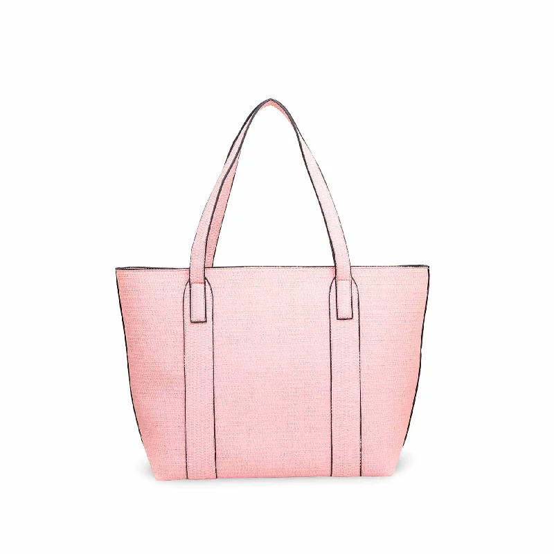 Women's shoulder bags studded -Pink Casual Shoulder Bag P55591