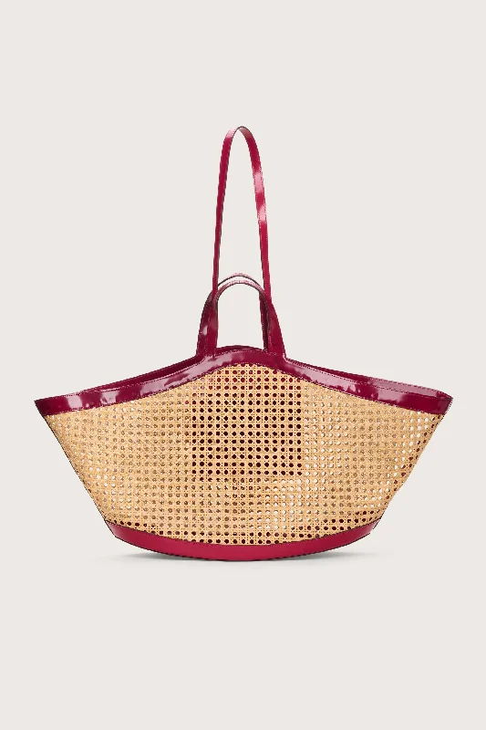 Women's tote bags work -YARA TOTE BAG - NATURAL