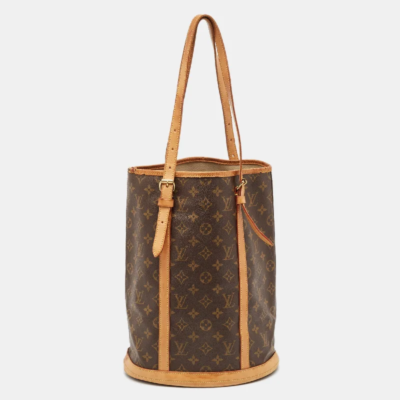 Women's bucket bag quick-draw ensemble -Louis Vuitton Monogram Canvas Bucket Gm Bag