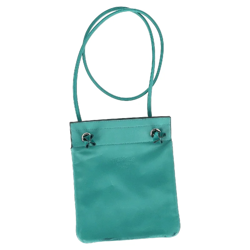 Women's crossbody bag easy access -Hermès Mini Aline Milo Crossbody Bag in Turquoise Lambskin Leather