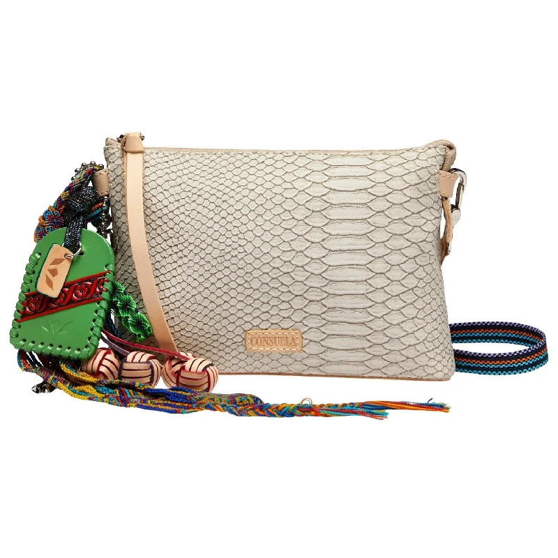 Women's crossbody bag premium brand -Women's Thunderbird Midtown Crossbody Bag In Beige