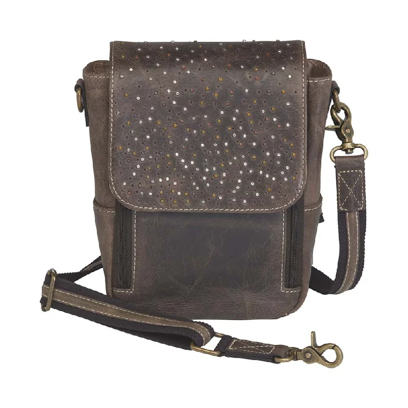 Women's crossbody bag personal special -Crossbody Satchel, Distressed Buffalo