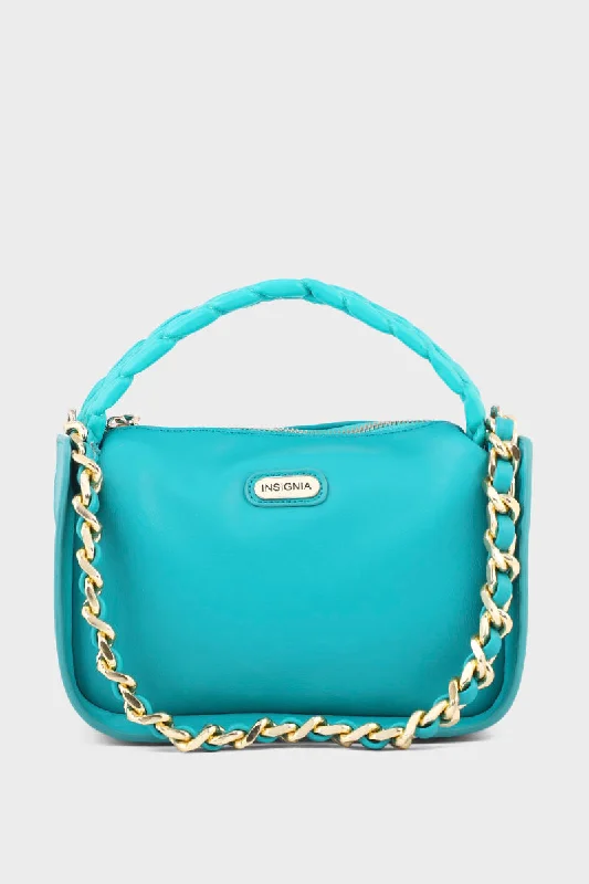 Women's shoulder bags oversized-bold -Cross Shoulder Bags BS2049-Teal Green