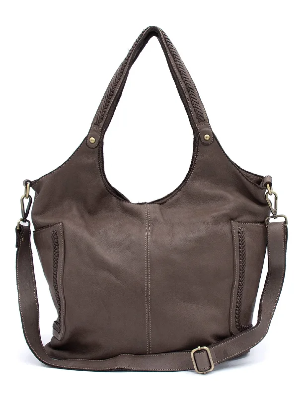 Women's tote bags trendy-chic -Julia Slouchy Tote, Mushroom