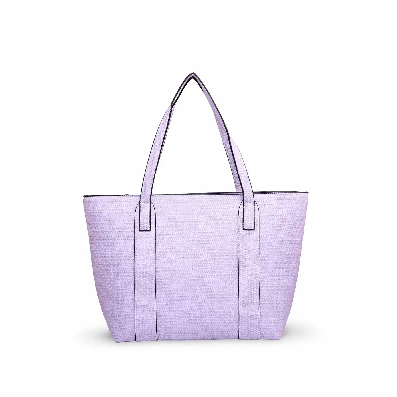 Women's shoulder bags embroidered -Purple Casual Shoulder Bag P55591