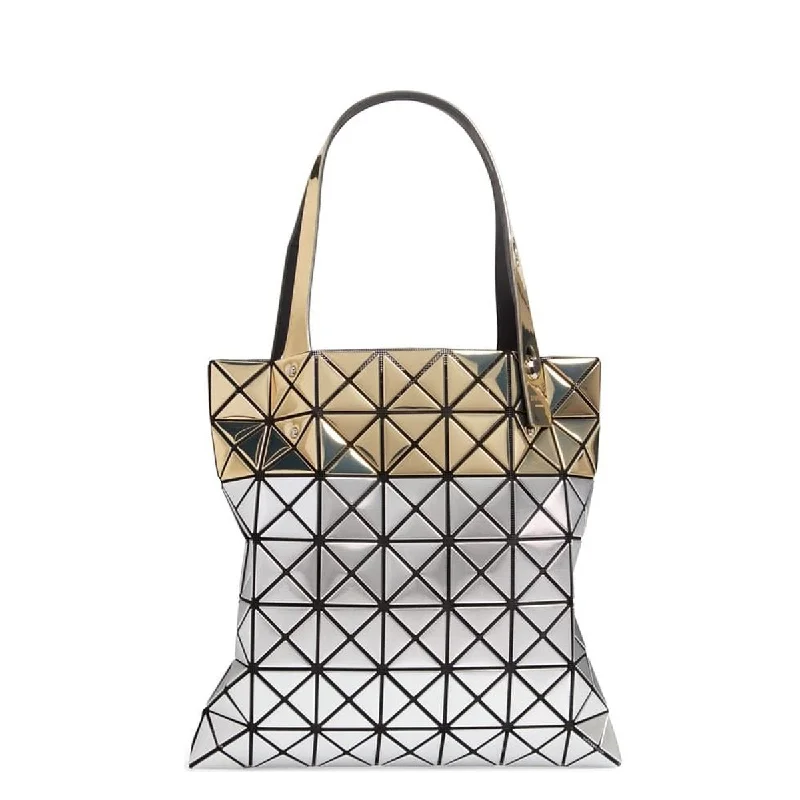 Women's tote bags beige -PLATINUM STARDUST TOTE BAG