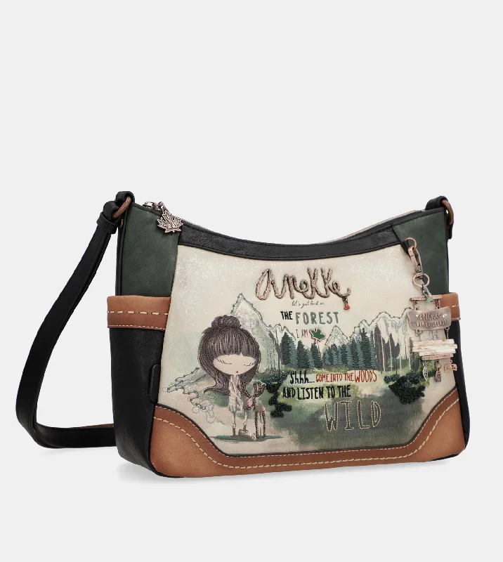 Women's shoulder bags urban -The Forest medium shoulder bag