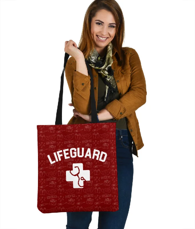 Women's tote bags tassel-chic -Lifeguard Cloth Tote Bag