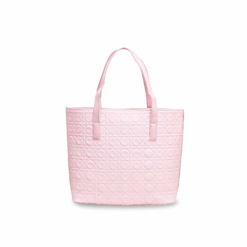 Women's shoulder bags everyday-use -Pink Casual Shoulder Bag P56091