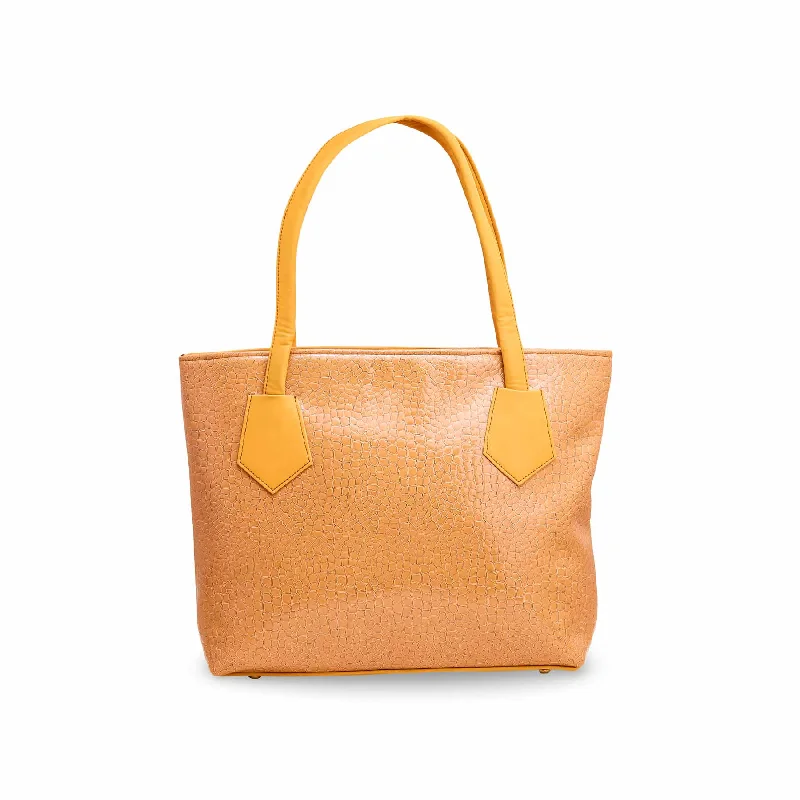 Women's shoulder bags outdoor -Mustard Casual Shoulder Bag P54162