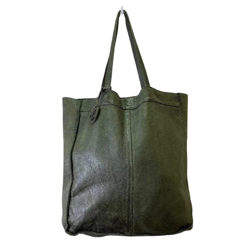 Women's tote bags indoor-elegance -Tote Leather By Harbour In Green, Size:Large