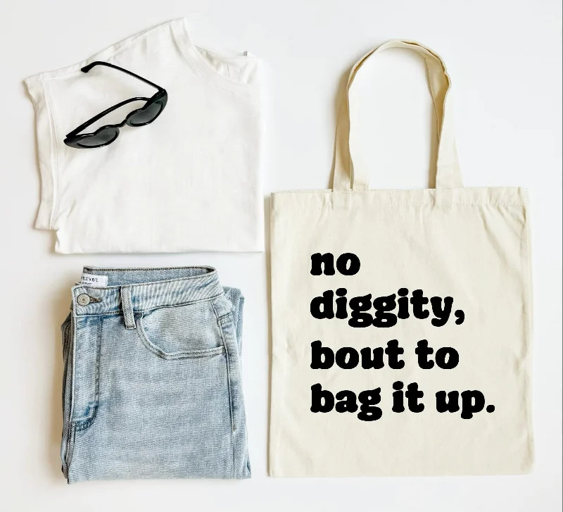 Women's shoulder bags affordable -No Diggity Bout To Bag It Up Tote Bag, Shoulder Bag