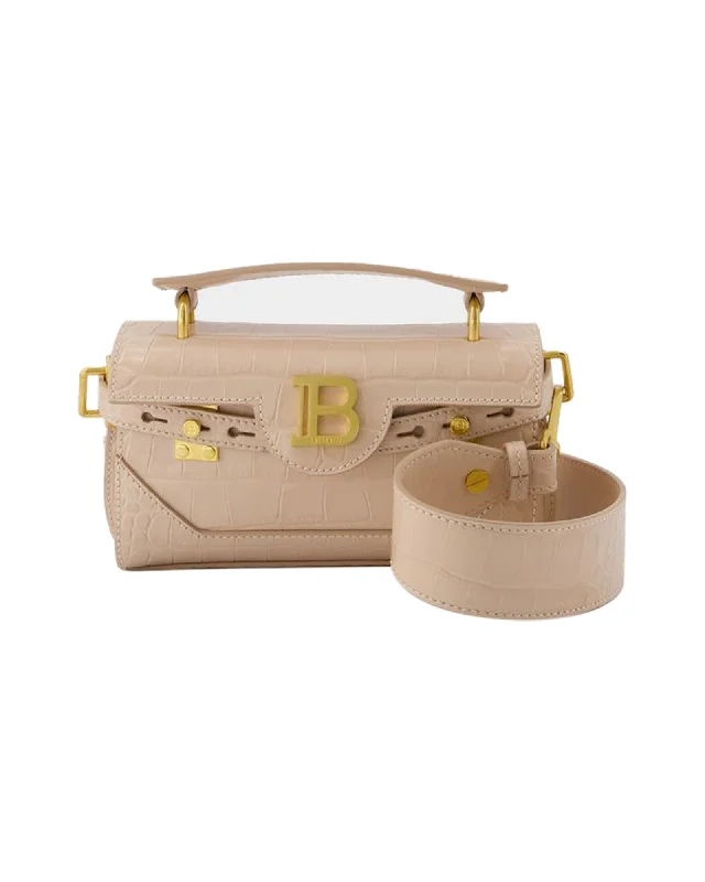 Women's crossbody bag stylish apparel -B-Buzz 19 Crossbody - Balmain - Leather - Beige