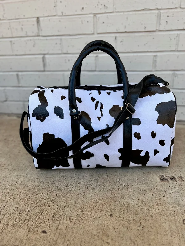 Black & White Cow Print