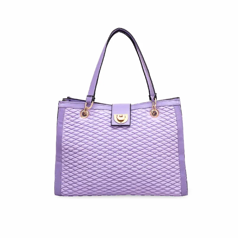 Women's shoulder bags luxury -Purple Formal Shoulder Bag P54560